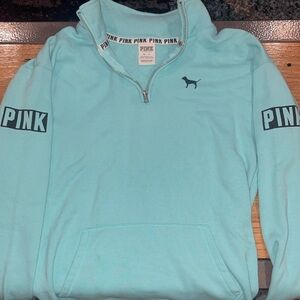 PINK XS 1/4 zip sweatshirt (juniors size)